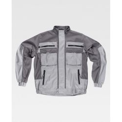 CAZADORA REF.B1159 GRIS+GRIS CLARO T-M