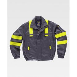 CAZADORA REF.B1194 GRIS+AMARILLO A.V. T-S