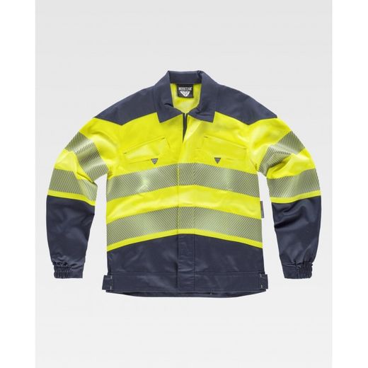 CAZADORA REF.C2710 MARINO+AMARILLO A.V. T-XL