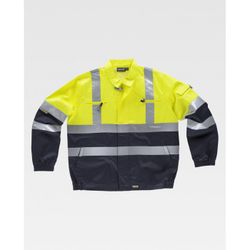 CAZADORA REF.C3211 MARINO+AMARILLO A.V. T-XXL