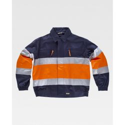 CAZADORA REF.C4119 MARINO+NARANJA A.V. T-XXL
