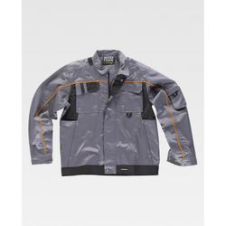 CAZADORA REF.WF1901 GRIS+NEGRO T-M