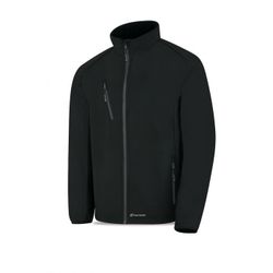 CAZADORA SOFTSHELL CUARZO NEGRO L