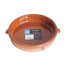 CAZUELA BARRO REDONDA S/ASAS 17 CM.