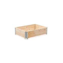 CERCO PALET MADERA 1200X800X195MM NUEVO 1ª CALIDAD 1 TABLA Y 4 BISAGRAS