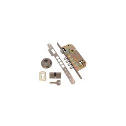 CERRADURA 101-50/85 ACERO CROMO MATE (S)