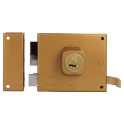 CERRADURA 73-100 ESMALTADO ORO IZDA(S)