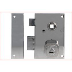 CERRADURA 75N-70 CROMO BRILLO IZDA (S)*