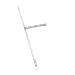 Dispositivo antipánico de deslizamiento de sobreponer con dos puntos de cierre alto y bajo con bulón de la gama top con acabado gris-gris