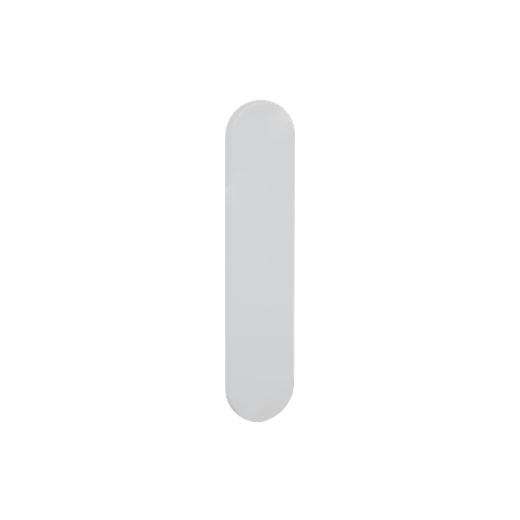 Escudo ciego. Acabado gris.