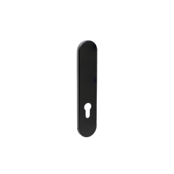 Escudo conbocallave en acabado negro