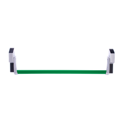Dispositivo antipánico de empuje, modelo de embutir de nueca de 9mm de la gama global en acabado gris-verde
