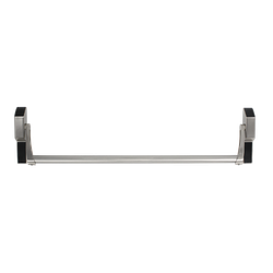 Dispositivo antipánico de empuje, modelo de embutir de nueca de 9mm de la gama global en acabado satinado-inox
