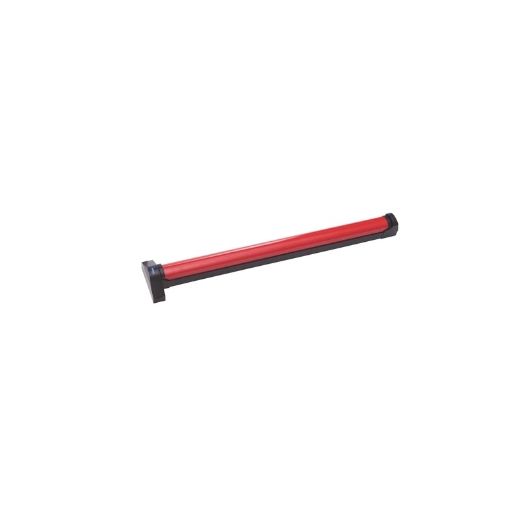 Dispositivo antipánico de deslizante, modelo de embutir de nueca de 8mm de la gama quick en acabado negro-rojo