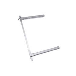 Dispositivo antipánico de deslizamiento de sobreponer para discapacitados con un punto de cierre central y microinterruptor de la gama top con acabado gris-gris