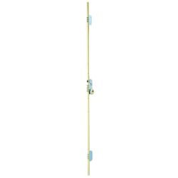 Cerradura de seguridad multipunto antipánico tlba3 de 3 puntos de cierre, sin cilindro, entrada de 50mm, cerradero largo, acabado acero esmaltado