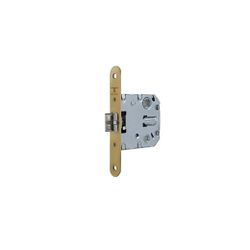Cerradura de picaporte unificado silencioso 2004u para puertas de madera, frente redondeado, entrada de 50mm, acabado acero esmaltado