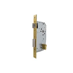 Cerradura de gama obra 2030 para puertas de entrada, entrada de 40mm, cilindro te5, acabado acero esmaltado