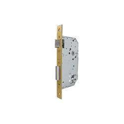 Cerradura de gama obra 2030 para puertas de entrada, sin cilindro, entrada de 40mm, acabado acero esmaltado