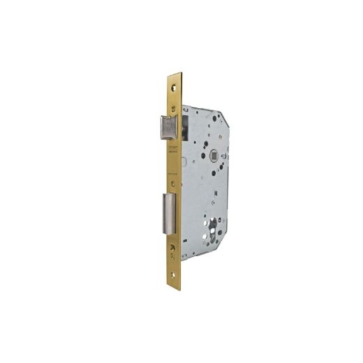 Cerradura de gama obra 2030 para puertas de entrada, sin cilindro, entrada de 40mm, acabado acero esmaltado
