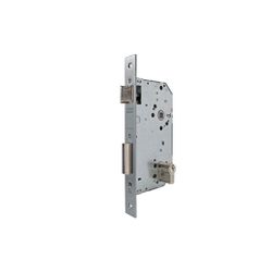 Cerradura de gama obra 2030 para puertas de entrada, entrada de 45mm, cilindro te5 35x35mm, acabado hierro niquelado