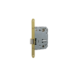 Cerradura de picaporte unificado 134u para puertas de madera, frente redondeado, entrada de 50mm, acabado acero esmaltado