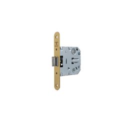 Cerradura de picaporte unificado 2004u para puertas de madera, frente redondeado, entrada de 50mm, acabado acero esmaltado