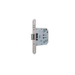 Cerradura de picaporte unificado 2004u para puertas de madera, frente redondeado, entrada de 50mm, acabado acero inoxidable