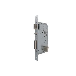 Cerradura de gama obra 2030 para puertas de entrada, entrada de 60mm, cilindro te5, acabado hierro niquelado