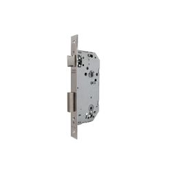 Cerradura de gama obra 2034 para puertas de condena con muletilla, entrada de 40mm, cilindro te5, acabado hierro niquelado