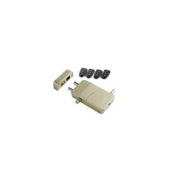 CERRADURA INVISIBLE CON ALARMA, DORADA