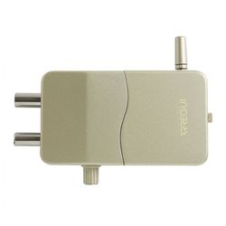 CERRADURA INVISIBLE CON ALARMA, PLATA