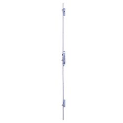 Cerradura multipunto 2231pe con 3 puntos de cierre frontales y palanca de gancho sin picaporte, entrada de 25mm, sin cilindro, acabado acero inoxidable