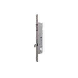Cerradura monopunto automática 2240 aut con gancho automático y gancho reforzado, sin cilindro, para leva de 15mm, entrada de 30mm, sin escudo ni cerradero, acabado acero inoxidable