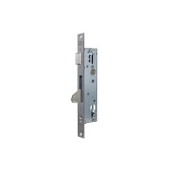 Cerradura monopunto de palanca basculante 2210be de caja estrecha, sin cilindro, picaporte reversible, entrada de 20mm, leva de 15mm, sin escudo ni cerradero, acabado acero inoxidable