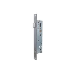 Cerradura monopunto de caja estrecha 2215be de palanca basculante, sin cilindro, entrada de 20mm, acabado acero inoxidable
