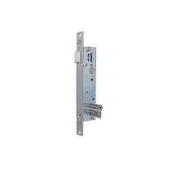 Cerradura monopunto de caja estrecha 2219be de de solo picaporte, cilincro te5, sin cerradero, sin escudo, entrada de 30mm, acabado acero inoxidable