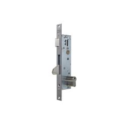 Cerradura monopunto de palanca basculante 2210be de caja estrecha, picaporte reversible, entrada de 30mm, acabado acero inoxidable