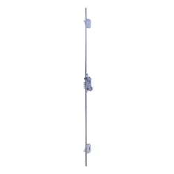 Cerradura de seguridad multipunto premium xt3 de 3 puntos de cierre, cilindro t80 de 70mm, entrada de 50mm, cerradero largo picaporte antitarjeta, ancho de 40mm, acabado acero inoxidable