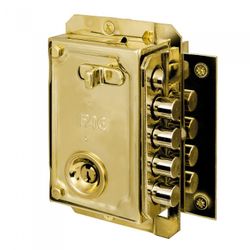 CERRADURA SOB.S-90 DCHA DORADA