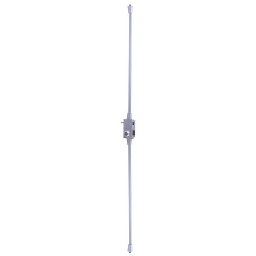 Cerradura de seguridad ts30 de 3 puntos de cierre, cilindro t60 regulable, mano derecha, acabado acero cromado