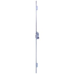 Cerradura de seguridad multipunto tab3 automática de 3 puntos de cierre, cilindro t60 de 70mm, entrada de 50mm, cerradero largo, acabado acero cromado