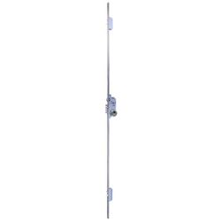 Cerradura de seguridad multipunto tab3 automática de bulones, 3 puntos de cierre, sin cilindro, entrada de 60mm, cerradero largo, acabado acero inoxidable