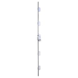Cerradura de seguridad multipunto tlbf5 de 5 puntos de cierre frontales, cilindro t60 de 70mm, entrada de 50mm, cerradero largo, acabado acero inoxidable