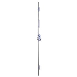 Cerradura de seguridad multipunto tmb3 motorizada de 3 puntos de cierre, cilindro t60 de 70mm, entrada de 50mm, cerradero largo, acabado acero inoxidable