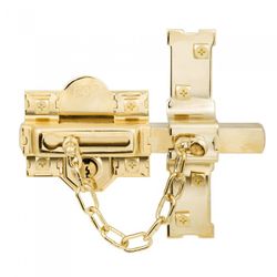 CERROJO 307-L/80 IZDA. B-70 MM. DORADO