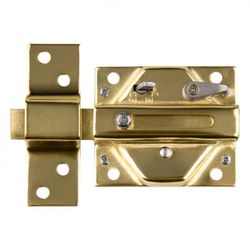 CERROJO HANDLOCK 85MM DORADO LL.PUNTOS