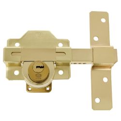 Amig 6352 | cerrojo de seguridad 4 | 88 x 153 mm | acero | oro