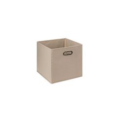CESTA DE TELA 31X31CM. LINO BEIGE