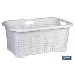 CESTA MULTIUSOS BLANCA MODELO MARSELLA 59X38X26 CM
